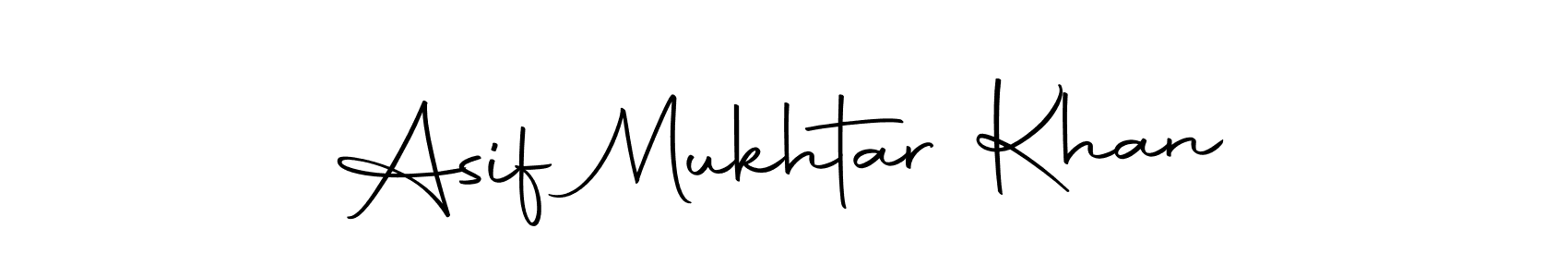 Design your own signature with our free online signature maker. With this signature software, you can create a handwritten (Autography-DOLnW) signature for name Asif Mukhtar Khan. Asif Mukhtar Khan signature style 10 images and pictures png