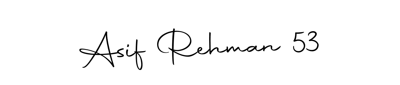 It looks lik you need a new signature style for name Asif Rehman 53. Design unique handwritten (Autography-DOLnW) signature with our free signature maker in just a few clicks. Asif Rehman 53 signature style 10 images and pictures png