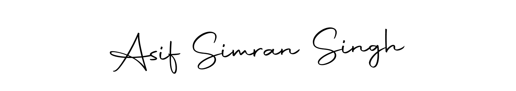 This is the best signature style for the Asif Simran Singh name. Also you like these signature font (Autography-DOLnW). Mix name signature. Asif Simran Singh signature style 10 images and pictures png