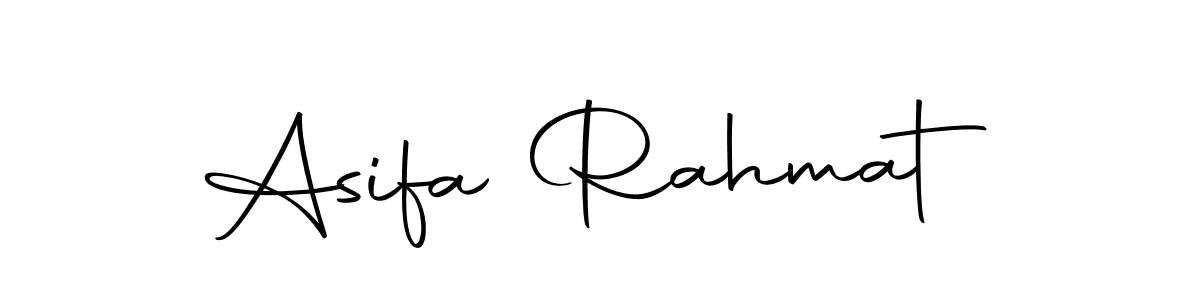 Make a beautiful signature design for name Asifa Rahmat. With this signature (Autography-DOLnW) style, you can create a handwritten signature for free. Asifa Rahmat signature style 10 images and pictures png