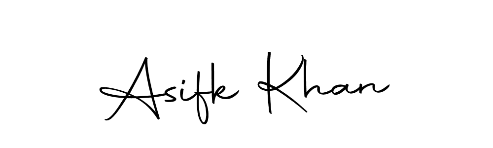 Make a beautiful signature design for name Asifk Khan. With this signature (Autography-DOLnW) style, you can create a handwritten signature for free. Asifk Khan signature style 10 images and pictures png