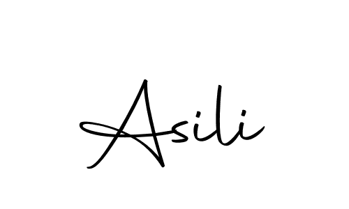 You should practise on your own different ways (Autography-DOLnW) to write your name (Asili) in signature. don't let someone else do it for you. Asili signature style 10 images and pictures png