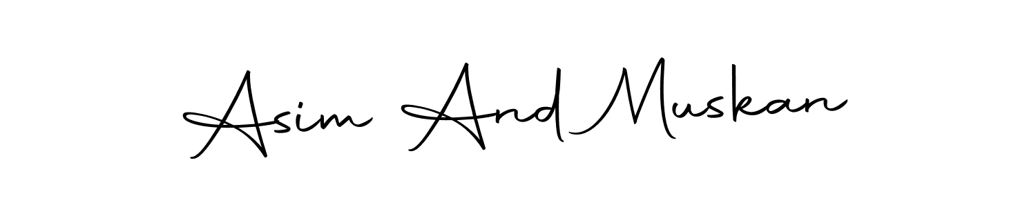 Autography-DOLnW is a professional signature style that is perfect for those who want to add a touch of class to their signature. It is also a great choice for those who want to make their signature more unique. Get Asim And Muskan name to fancy signature for free. Asim And Muskan signature style 10 images and pictures png