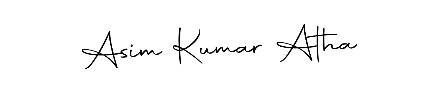 Create a beautiful signature design for name Asim Kumar Atha. With this signature (Autography-DOLnW) fonts, you can make a handwritten signature for free. Asim Kumar Atha signature style 10 images and pictures png