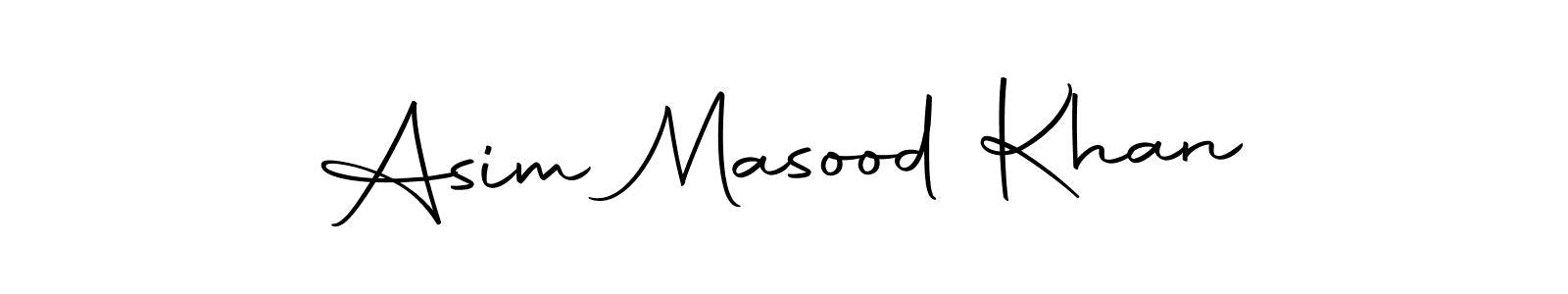Design your own signature with our free online signature maker. With this signature software, you can create a handwritten (Autography-DOLnW) signature for name Asim Masood Khan. Asim Masood Khan signature style 10 images and pictures png