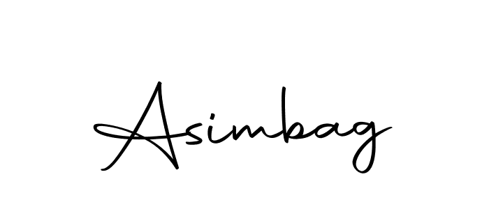 Make a beautiful signature design for name Asimbag. Use this online signature maker to create a handwritten signature for free. Asimbag signature style 10 images and pictures png