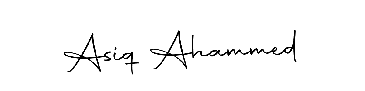 Design your own signature with our free online signature maker. With this signature software, you can create a handwritten (Autography-DOLnW) signature for name Asiq Ahammed. Asiq Ahammed signature style 10 images and pictures png