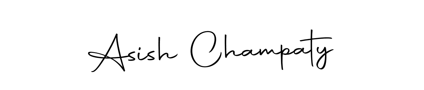 Create a beautiful signature design for name Asish Champaty. With this signature (Autography-DOLnW) fonts, you can make a handwritten signature for free. Asish Champaty signature style 10 images and pictures png