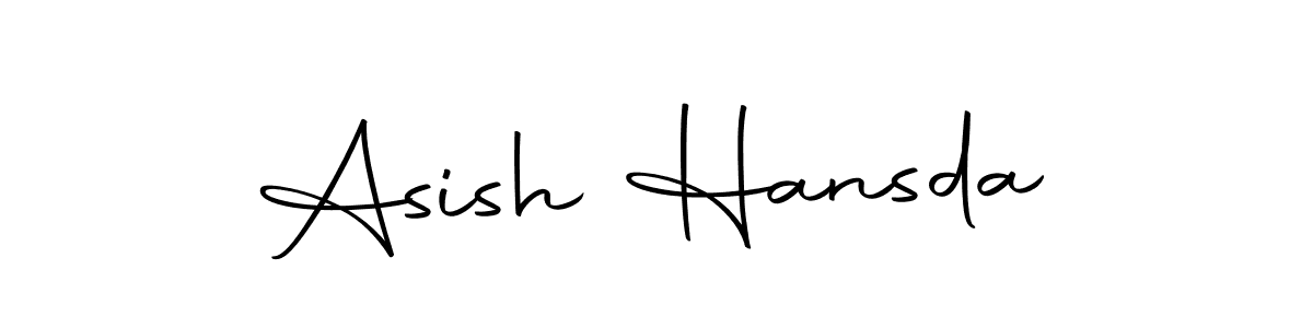 Use a signature maker to create a handwritten signature online. With this signature software, you can design (Autography-DOLnW) your own signature for name Asish Hansda. Asish Hansda signature style 10 images and pictures png