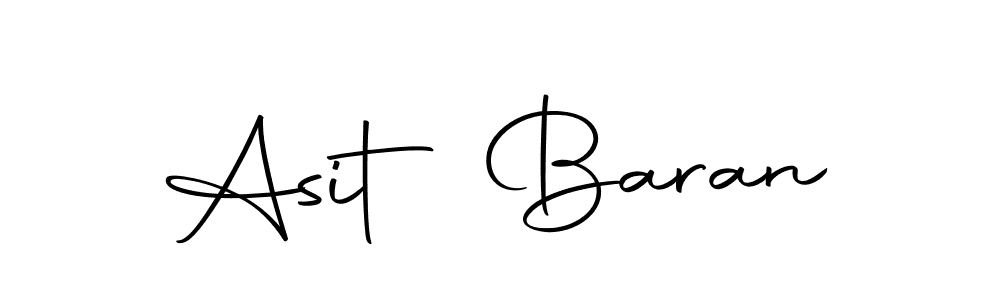 The best way (Autography-DOLnW) to make a short signature is to pick only two or three words in your name. The name Asit Baran include a total of six letters. For converting this name. Asit Baran signature style 10 images and pictures png