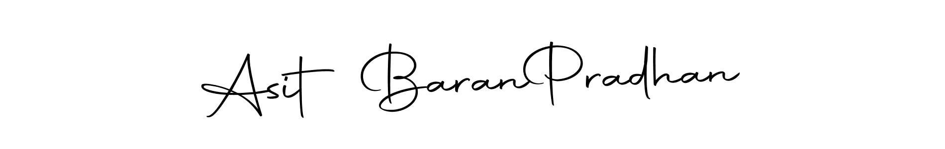 How to make Asit Baran  Pradhan name signature. Use Autography-DOLnW style for creating short signs online. This is the latest handwritten sign. Asit Baran  Pradhan signature style 10 images and pictures png