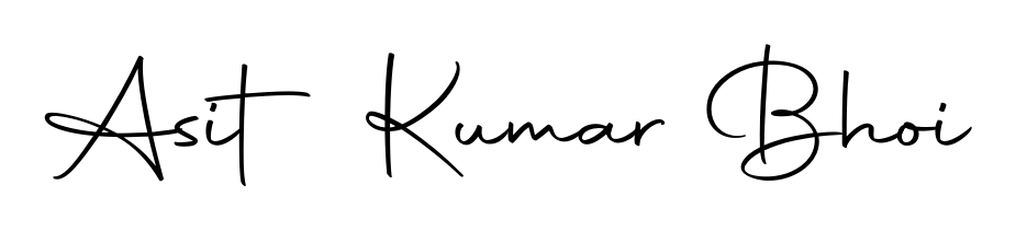 Explore multiple handwriting variations for Asit Kumar Bhoi including this stunning Autography-DOLnW design. Free to use across all platforms. Asit Kumar Bhoi signature style 10 images and pictures png