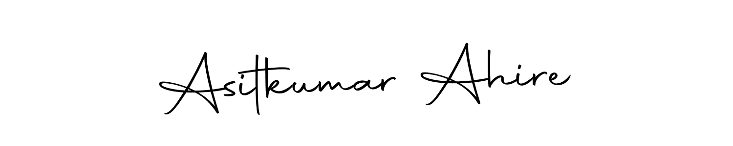 Create a beautiful signature design for name Asitkumar Ahire. With this signature (Autography-DOLnW) fonts, you can make a handwritten signature for free. Asitkumar Ahire signature style 10 images and pictures png
