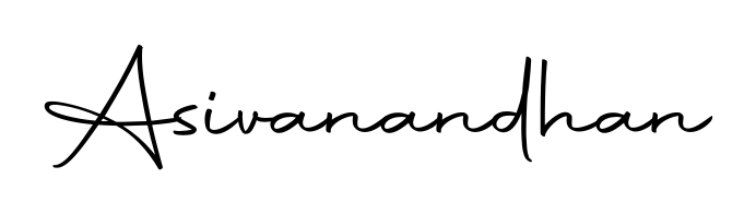 Elevate your brand with a stunning Asivanandhan eSignature. The Autography-DOLnW style provides a balanced, flowing aesthetic for everyday signing. Asivanandhan signature style 10 images and pictures png