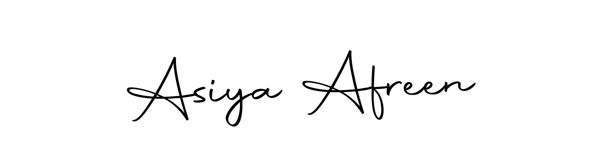 Design your own signature with our free online signature maker. With this signature software, you can create a handwritten (Autography-DOLnW) signature for name Asiya Afreen. Asiya Afreen signature style 10 images and pictures png