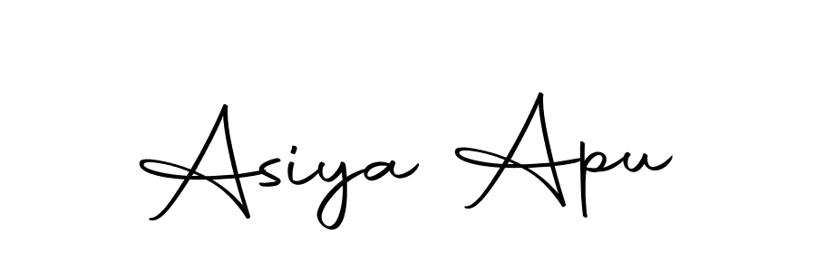 Here are the top 10 professional signature styles for the name Asiya Apu. These are the best autograph styles you can use for your name. Asiya Apu signature style 10 images and pictures png