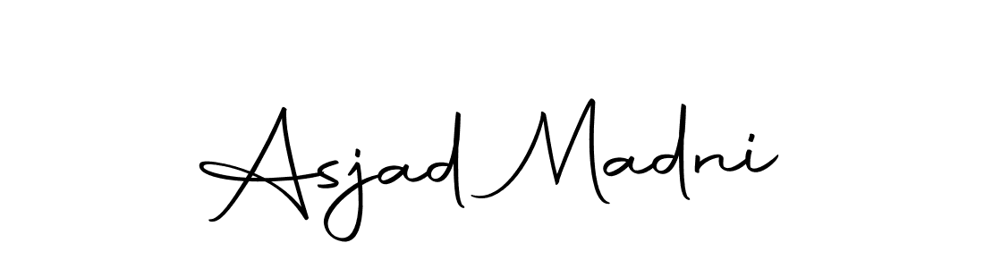 Create a beautiful signature design for name Asjad Madni. With this signature (Autography-DOLnW) fonts, you can make a handwritten signature for free. Asjad Madni signature style 10 images and pictures png