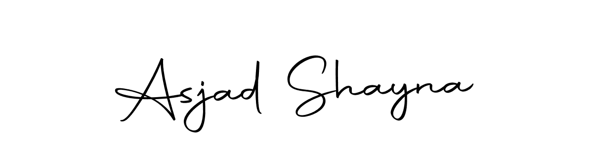 Make a beautiful signature design for name Asjad Shayna. With this signature (Autography-DOLnW) style, you can create a handwritten signature for free. Asjad Shayna signature style 10 images and pictures png