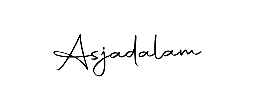 Make a beautiful signature design for name Asjadalam. With this signature (Autography-DOLnW) style, you can create a handwritten signature for free. Asjadalam signature style 10 images and pictures png