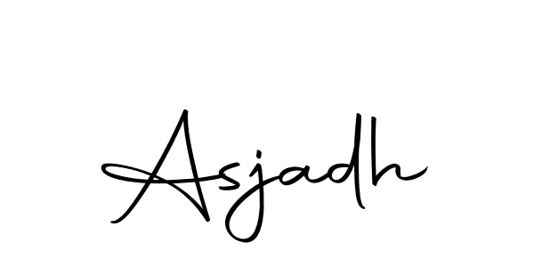 How to make Asjadh name signature. Use Autography-DOLnW style for creating short signs online. This is the latest handwritten sign. Asjadh signature style 10 images and pictures png