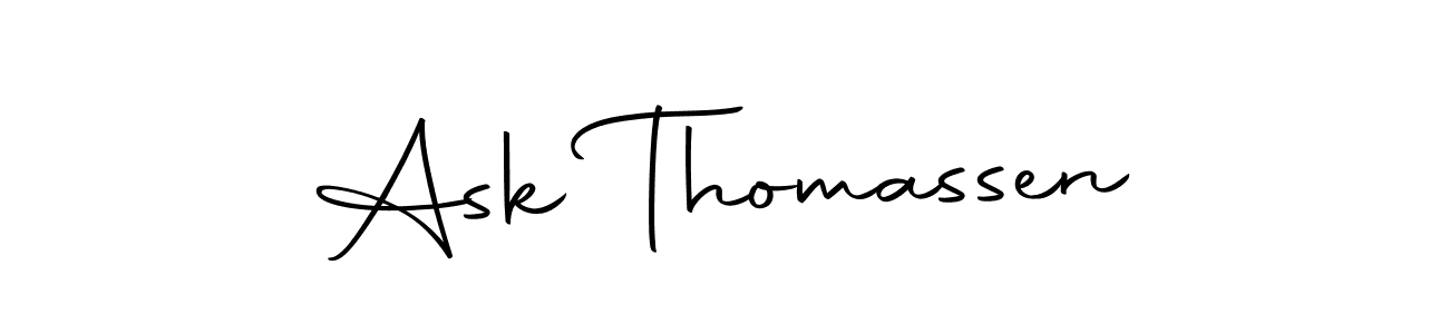 Ask Thomassen stylish signature style. Best Handwritten Sign (Autography-DOLnW) for my name. Handwritten Signature Collection Ideas for my name Ask Thomassen. Ask Thomassen signature style 10 images and pictures png