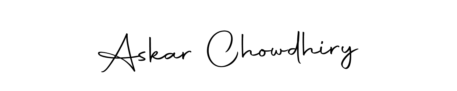 if you are searching for the best signature style for your name Askar Chowdhiry. so please give up your signature search. here we have designed multiple signature styles  using Autography-DOLnW. Askar Chowdhiry signature style 10 images and pictures png