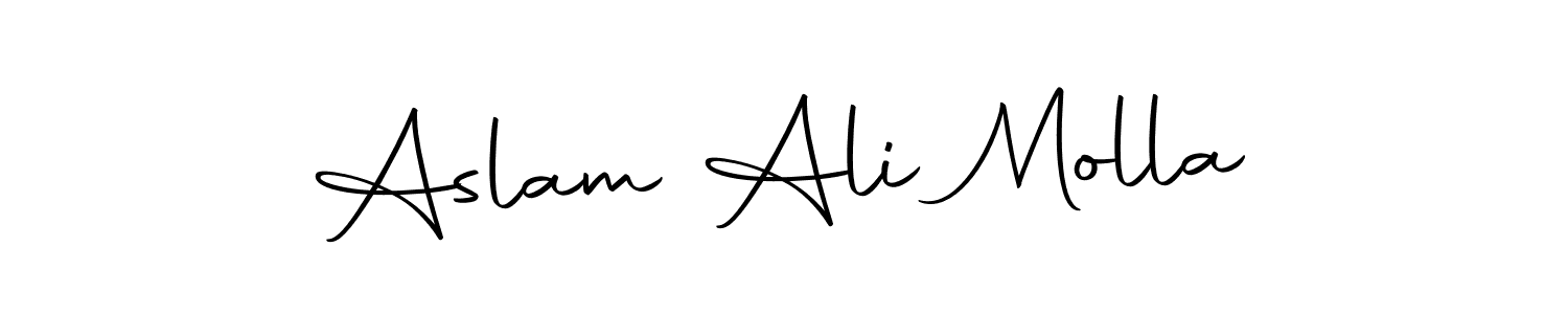 Autography-DOLnW is a professional signature style that is perfect for those who want to add a touch of class to their signature. It is also a great choice for those who want to make their signature more unique. Get Aslam Ali Molla name to fancy signature for free. Aslam Ali Molla signature style 10 images and pictures png