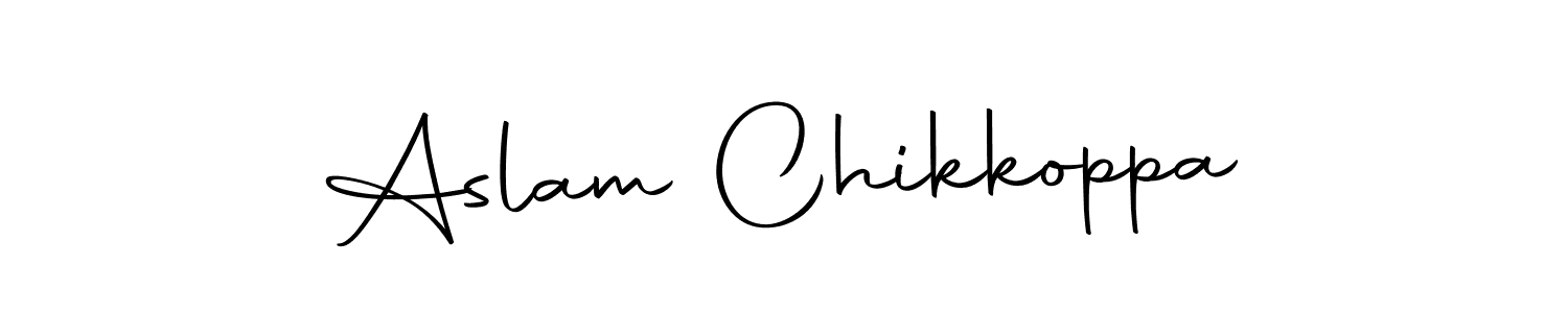 You should practise on your own different ways (Autography-DOLnW) to write your name (Aslam Chikkoppa) in signature. don't let someone else do it for you. Aslam Chikkoppa signature style 10 images and pictures png