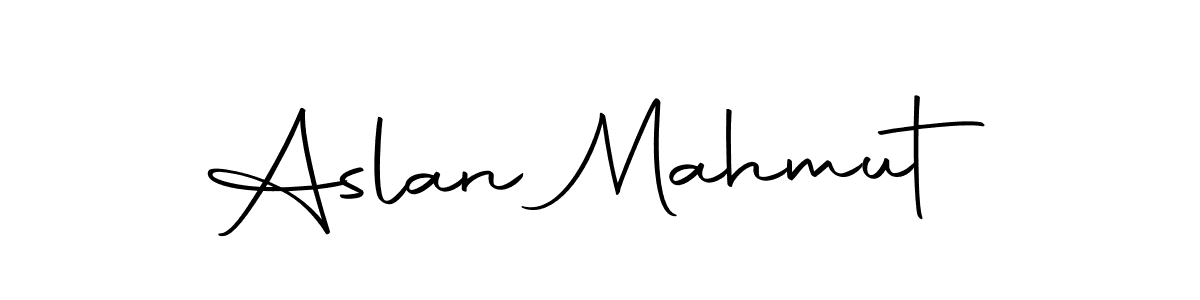 Make a beautiful signature design for name Aslan Mahmut. Use this online signature maker to create a handwritten signature for free. Aslan Mahmut signature style 10 images and pictures png