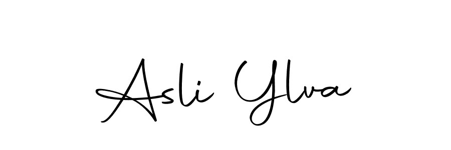 Make a beautiful signature design for name Asli Ylva. With this signature (Autography-DOLnW) style, you can create a handwritten signature for free. Asli Ylva signature style 10 images and pictures png