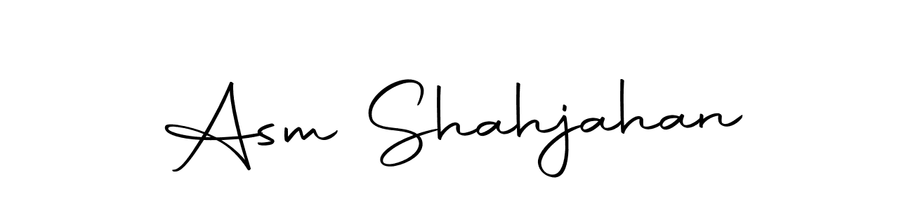 Design your own signature with our free online signature maker. With this signature software, you can create a handwritten (Autography-DOLnW) signature for name Asm Shahjahan. Asm Shahjahan signature style 10 images and pictures png