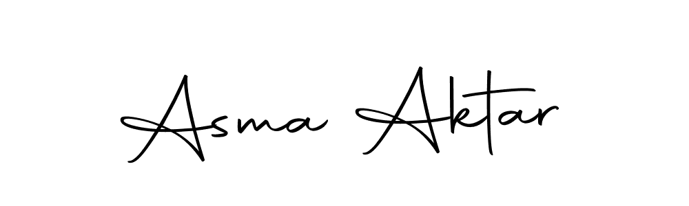 Make a beautiful signature design for name Asma Aktar. Use this online signature maker to create a handwritten signature for free. Asma Aktar signature style 10 images and pictures png