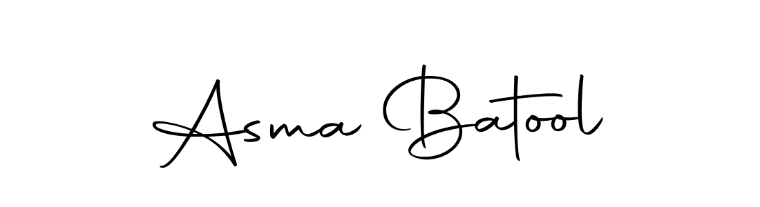 Make a beautiful signature design for name Asma Batool. With this signature (Autography-DOLnW) style, you can create a handwritten signature for free. Asma Batool signature style 10 images and pictures png