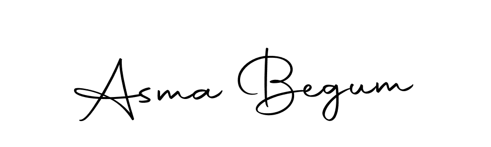 How to make Asma Begum name signature. Use Autography-DOLnW style for creating short signs online. This is the latest handwritten sign. Asma Begum signature style 10 images and pictures png