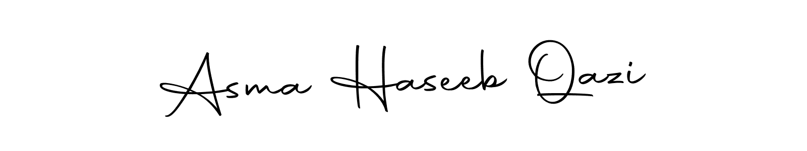 Asma Haseeb Qazi stylish signature style. Best Handwritten Sign (Autography-DOLnW) for my name. Handwritten Signature Collection Ideas for my name Asma Haseeb Qazi. Asma Haseeb Qazi signature style 10 images and pictures png