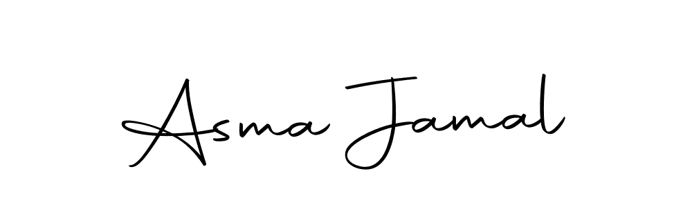 Use a signature maker to create a handwritten signature online. With this signature software, you can design (Autography-DOLnW) your own signature for name Asma Jamal. Asma Jamal signature style 10 images and pictures png