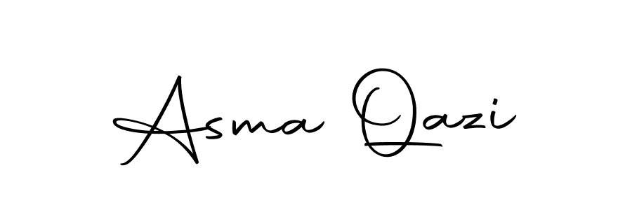 Make a beautiful signature design for name Asma Qazi. With this signature (Autography-DOLnW) style, you can create a handwritten signature for free. Asma Qazi signature style 10 images and pictures png