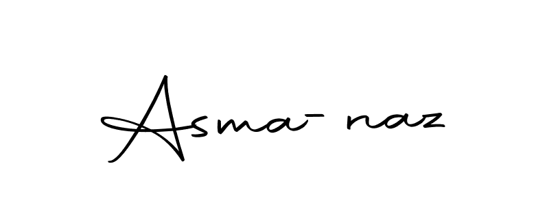 How to make Asma-naz name signature. Use Autography-DOLnW style for creating short signs online. This is the latest handwritten sign. Asma-naz signature style 10 images and pictures png