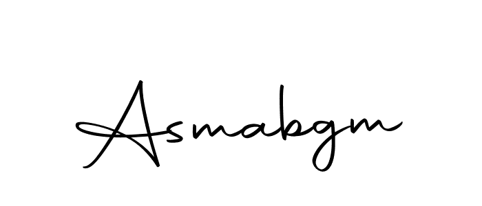 The best way (Autography-DOLnW) to make a short signature is to pick only two or three words in your name. The name Asmabgm include a total of six letters. For converting this name. Asmabgm signature style 10 images and pictures png