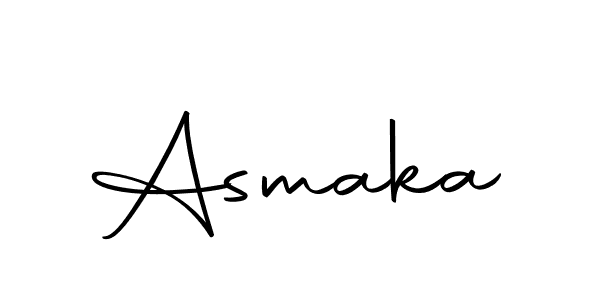 The best way (Autography-DOLnW) to make a short signature is to pick only two or three words in your name. The name Asmaka include a total of six letters. For converting this name. Asmaka signature style 10 images and pictures png