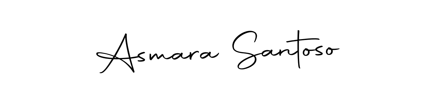 Make a beautiful signature design for name Asmara Santoso. Use this online signature maker to create a handwritten signature for free. Asmara Santoso signature style 10 images and pictures png