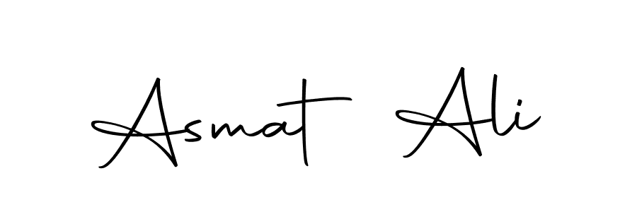 Design your own signature with our free online signature maker. With this signature software, you can create a handwritten (Autography-DOLnW) signature for name Asmat Ali. Asmat Ali signature style 10 images and pictures png