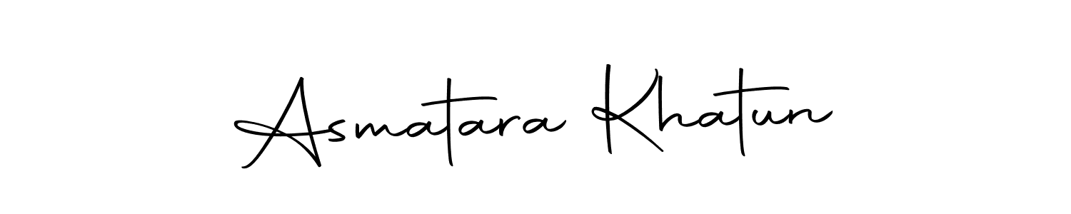 Design your own signature with our free online signature maker. With this signature software, you can create a handwritten (Autography-DOLnW) signature for name Asmatara Khatun. Asmatara Khatun signature style 10 images and pictures png
