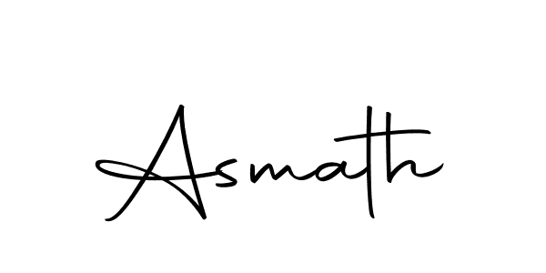 Also we have Asmath name is the best signature style. Create professional handwritten signature collection using Autography-DOLnW autograph style. Asmath signature style 10 images and pictures png