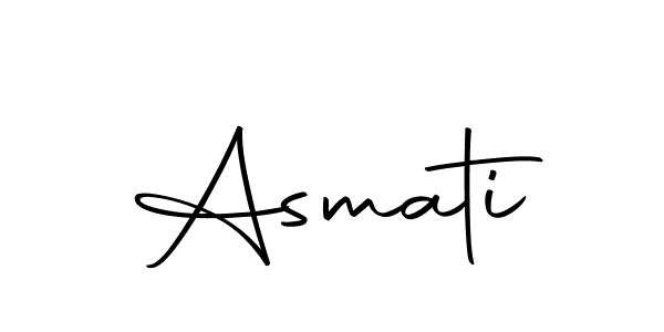You should practise on your own different ways (Autography-DOLnW) to write your name (Asmati) in signature. don't let someone else do it for you. Asmati signature style 10 images and pictures png