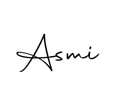 Make a beautiful signature design for name Asmi. Use this online signature maker to create a handwritten signature for free. Asmi signature style 10 images and pictures png