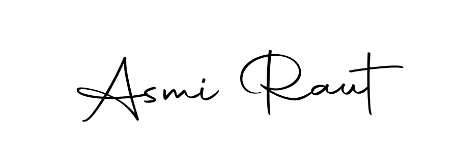 Make a beautiful signature design for name Asmi Raut. With this signature (Autography-DOLnW) style, you can create a handwritten signature for free. Asmi Raut signature style 10 images and pictures png