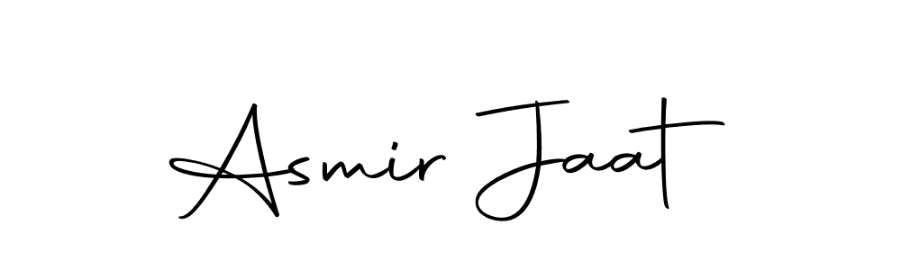 How to make Asmir Jaat name signature. Use Autography-DOLnW style for creating short signs online. This is the latest handwritten sign. Asmir Jaat signature style 10 images and pictures png