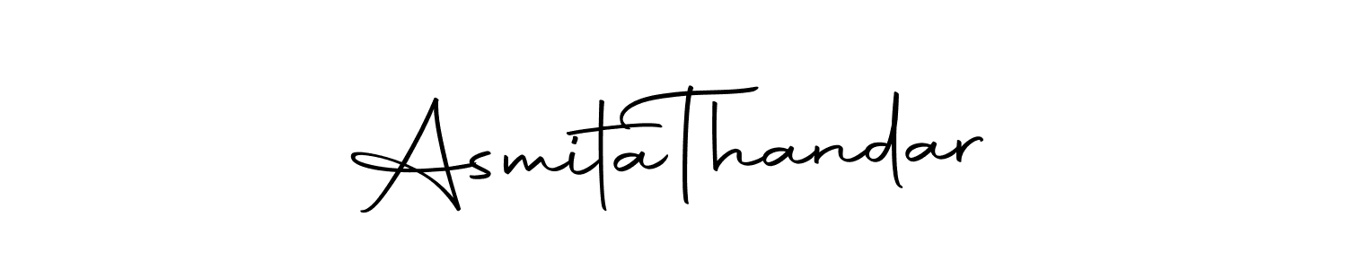 How to make Asmita  Thandar signature? Autography-DOLnW is a professional autograph style. Create handwritten signature for Asmita  Thandar name. Asmita  Thandar signature style 10 images and pictures png
