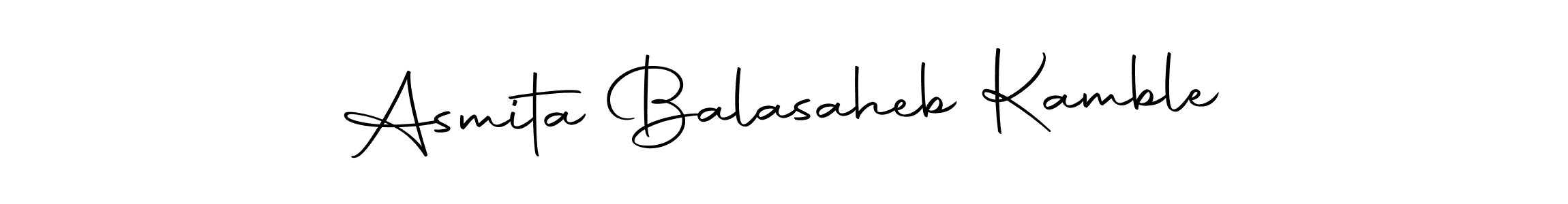 Create a beautiful signature design for name Asmita Balasaheb Kamble. With this signature (Autography-DOLnW) fonts, you can make a handwritten signature for free. Asmita Balasaheb Kamble signature style 10 images and pictures png